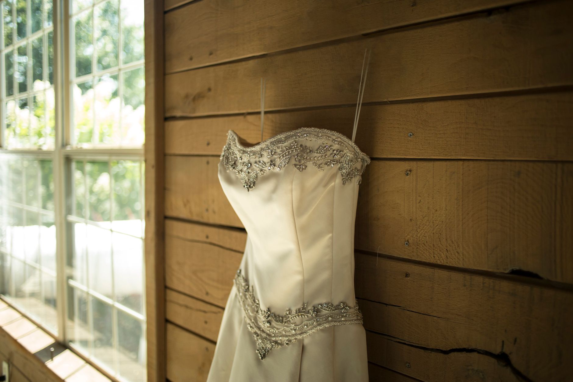 Lace With Patina: A Gown That Looks Inherited