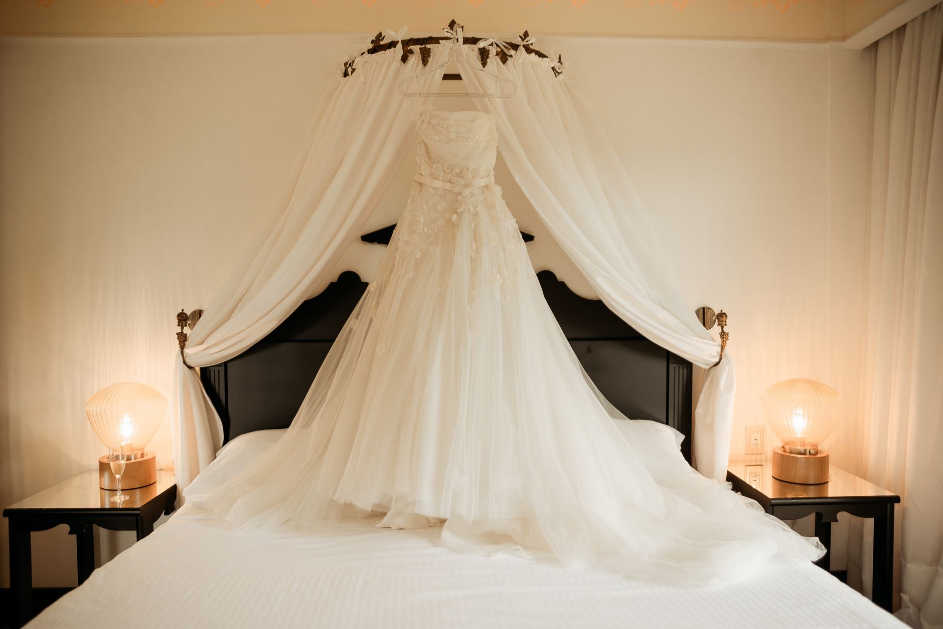 Three Eras in One Wedding Dress