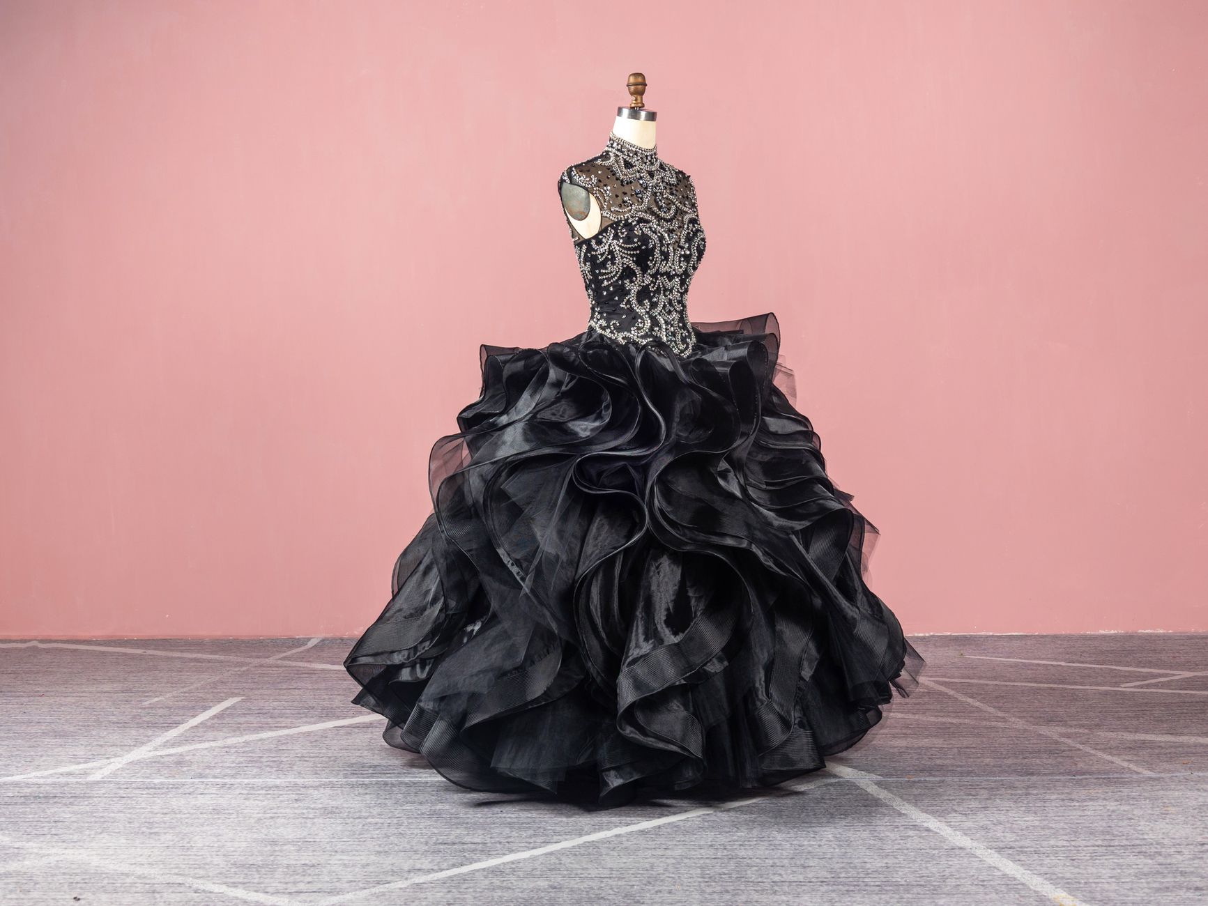 Ruffles, softly: cascades of organza and tulle